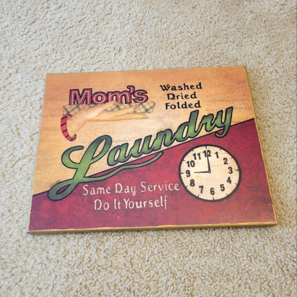 Mom's Laundry Wall Decor